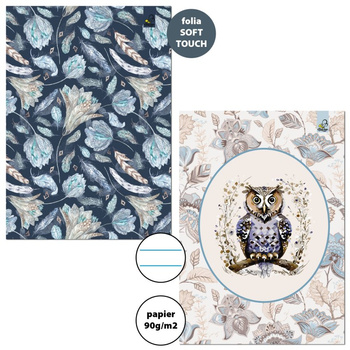 Paczka zeszyt A4 32k. linia Animal Boho mix pakiet 5 sztuk