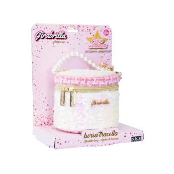 Torebka elegancka cekinowa kuferek okrągły Girabrilla