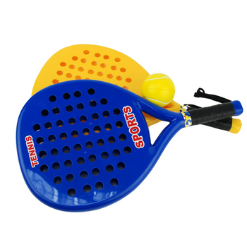 Rakietki plażowe w siatce solidne lekkie do gry na świeżym powietrzu