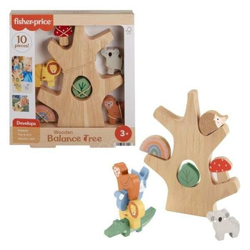 Fisher-Price. Drewniane drzewko Zestaw klocków Fisher- Price
