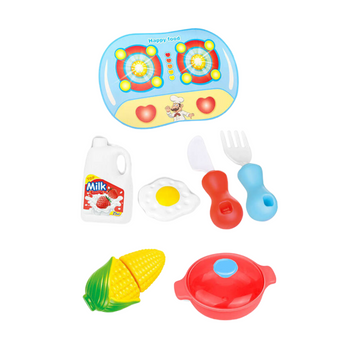 Zestaw naczyń kuchennych dla dzieci w walizce do zabawy edukacyjnej