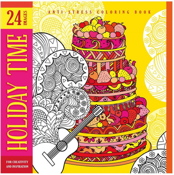 Kolorowanka antystresowa 200x200 12 kartek BR Holiday Time