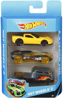 Hot Wheels Samochodziki 3-pak mix Mattel