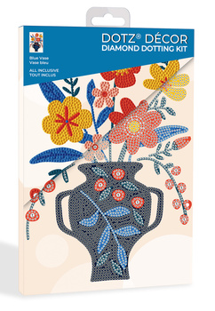 DIAMOND DOTZ ADULTS BLUE VASE