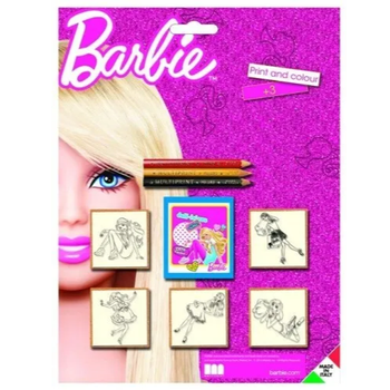 PIECZĄTKI BLISTER 5 SZT BARBIE