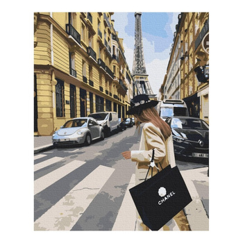 Malowanie po numerach BRUSHME 40x50cm Paryski tydzień mody