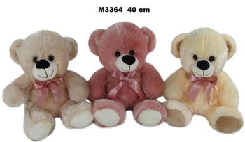 Miś z kokardą 40cm MIX Sun-Day