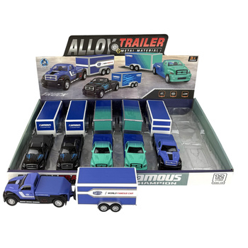 Samochód Terenowy Z Przyczepą Zabawka Dla Dzieci 4x4 Prezent Off Road