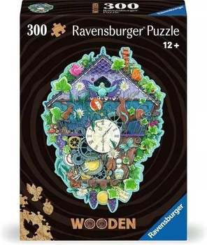 Puzzle drewniane 300 Zegar Ravensburger