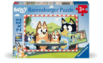 Puzzle dla dzieci 2D: Bluey 2x12el Ravensburger