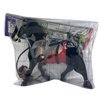 Koń zabawka flokowany dla dzieci edukacyjny rozwijający wyobraźnię