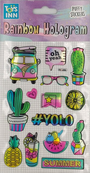 Naklejki Rainbow Hologram ToysInn Summer