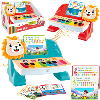 PIANINKO STOJĄCE LEW NA KARTY MUZYCZNE