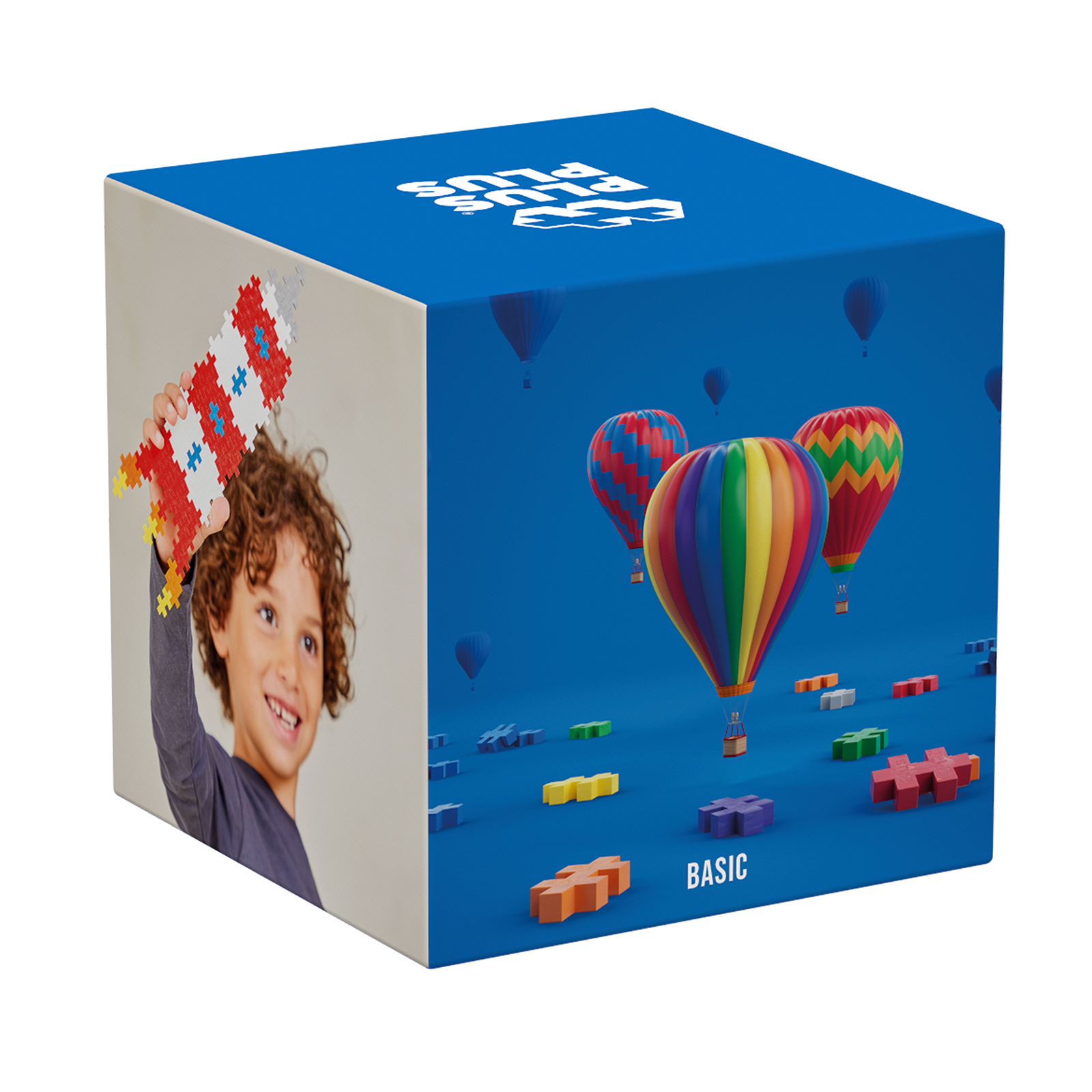 Klocki Konstrukcyjne 3D PLUS-PLUS BASIC 1200 elementów w pudełku – kolorowy zestaw klocków dla dzieci