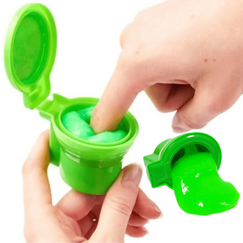 MASA SLIME SENSORYCZNA GLUT GLUTEK W MUSZLI KLOZETOWEJ PREZENT DAL DZIECKA