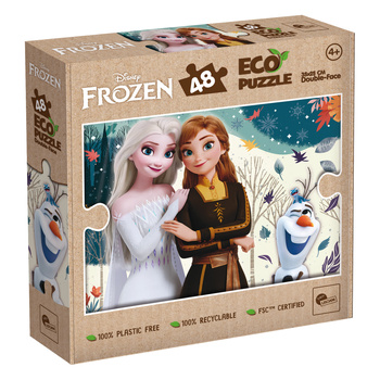 LISCIANI PUZZLE EKO DWUSTRONNE FROZEN 48 EL.