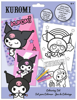 Kolorowanki z kredkami Kuromi KU00019