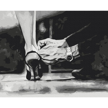 Malowanie po numerach BRUSHME 40x50cm Mowa ciała 3