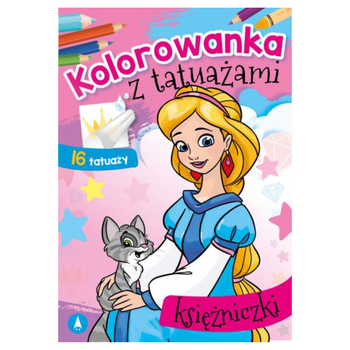 KOLOROWANKA Z TATUAŻAMI. KSIĘŻNICZKI