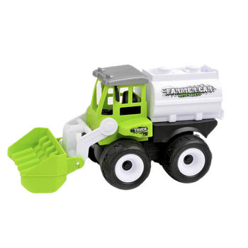 Pojazd rolniczy z przyczepą zabawka dla dzieci edukacyjny model 1 sztuka