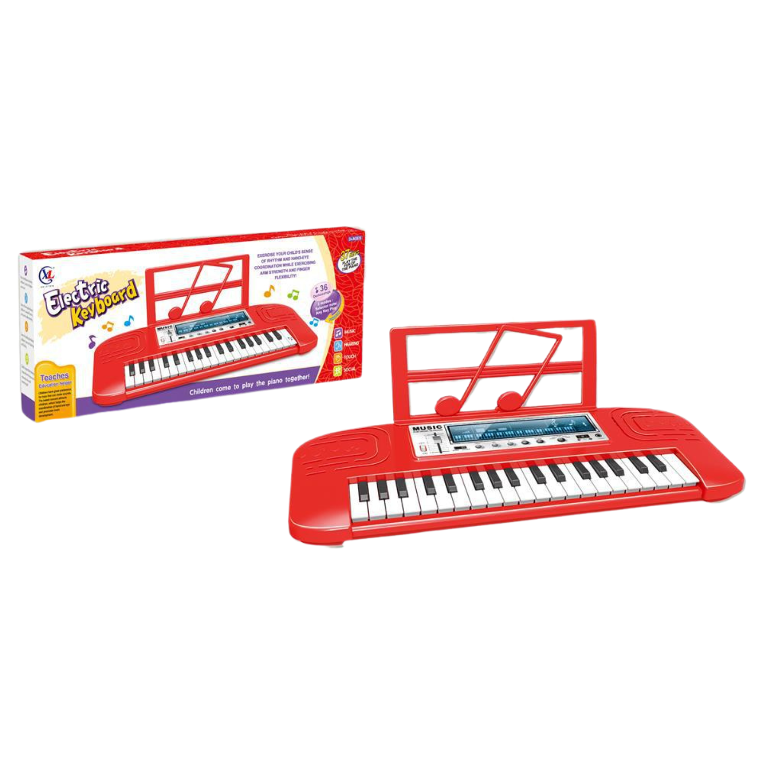 Elektryczne Organki Pianinko Keyboard Zestaw Muzyczny Instrument Dla Dzieci