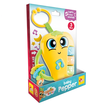 LISCIANI CAROTINA BABY ZABAWKA ELEKTRONICZNA Z GRZECHOTKĄ PAPRIKO