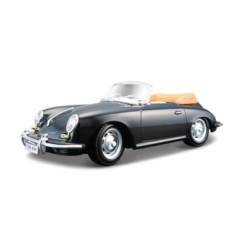 Porsche 356B Cabriolet Black 1:24 BBURAGO BBurago