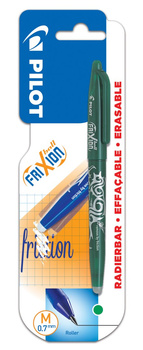 Pióro kulkowe Frixion Clicker Pilot zielony blister