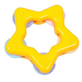 Grzechotka dla niemowląt w kształcie gwiazdki bezpieczna edukacyjna