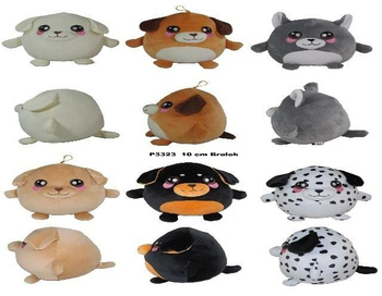 Brelok pies kula 10cm MIX Sun-Day