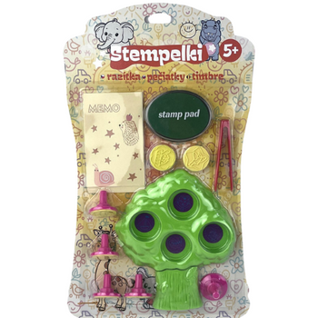 PIECZĄTKI DLA DZIECI STEMPELKI STEMPLE ZESTAW KREATYWNY PREZENT DLA DZIECI
