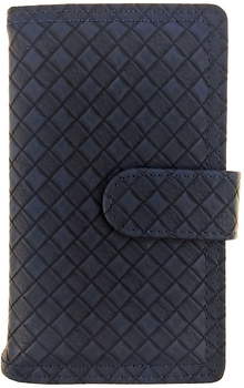 Kalendarz 2026 B6 dzienny z zapięciem pik granatowy