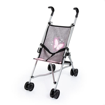 Wózek spacerówka dla lalek szary Buggy Bayer Design