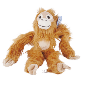 Maskotka Małpa Orangutan Pluszak 43cm Miękka Przytulanka Miś Małpka