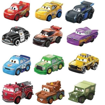 Cars. Mikroauto mix (36szt) Mattel