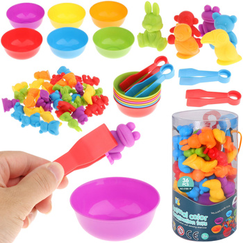 ZWIERZĄTKA DO NAUKI LICZENIA I KOLORÓW