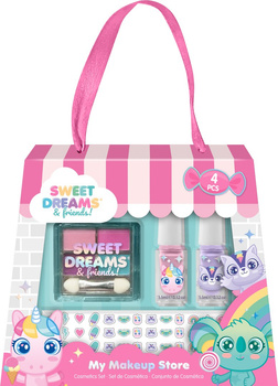 Zestaw do makijażu Sweet Dreams z naklejkami 4 el. KL11659