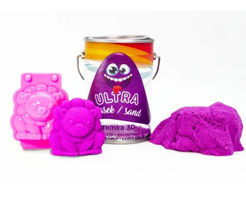 Ultra Piasek 150g fioletowy + foremka Lew EPEE