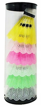 Lotki do Badmintona – 6 Sztuk w Tubie, Trwałe i Wytrzymałe na Trening