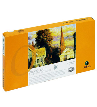 Farby olejne Maries E1386 B 12 kolorów x12ml