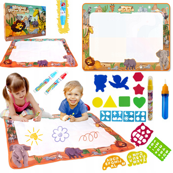 Wodna Mapa Malowanie Pisakiem Water Painting Magiczna Mata Dla Dzieci Preze