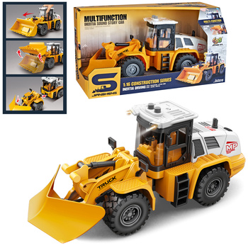 Zabawka spychacz interaktywny ze światłem i dźwiękiem dla dzieci