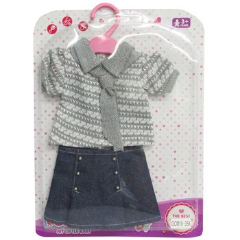 Ubranko dla lalki zestaw modny strój pasuje na lalki idealny prezent