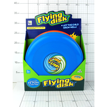 DYSK DO RZUCANIA FRISBEE LATAJĄCY TALERZ DLA DZIECI GRA ZRĘCZNOŚCIOWA 1 szt