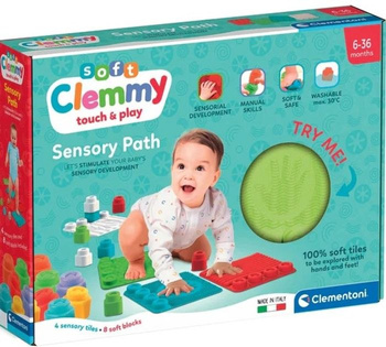 Klocki miękkie clemmy Ścieżka sensoryczna 17352