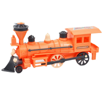 ZABAWKA LOKOMOTYWA PULL BACK DLA DZIECI PAROWÓZ KLASYCZNY NAPĘD INERCYJNY