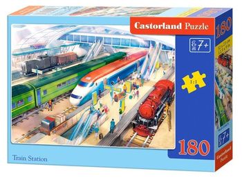 Puzzle 180 Train Station CASTOR Castorland