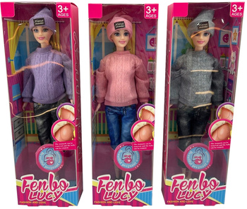 LALKA FENBO LUCY W CIĄŻY 25 CM BRZUSZEK OTWIERANY MODNA ZABAWKA PREZENT