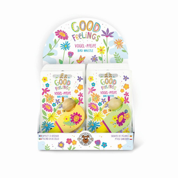 Gwizdek drewniany Ptaszek 1szt.mix