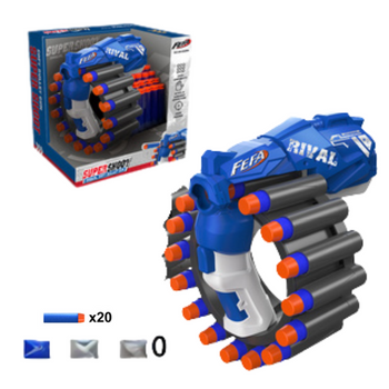 Pistolet na miękkie strzałki dla dzieci bezpieczna zabawka interaktywna